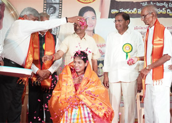 Award Presentation Ceremony for TEJASWI PODAPATI (Chair Person - AP Cultural Commission)