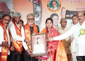 Award Presentation Ceremony for TEJASWI PODAPATI (Chair Person - AP Cultural Commission)