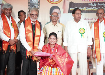 Award Presentation Ceremony for TEJASWI PODAPATI (Chair Person - AP Cultural Commission)